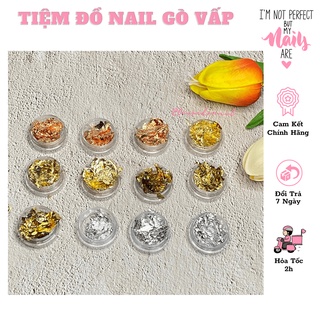 Set Giấy Bạc Vụn Trang Trí Móng 12 Ô