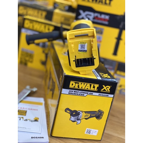 Thân máy mài dùng pin 18V DeWALT DCG406 - Hàng chính hãng