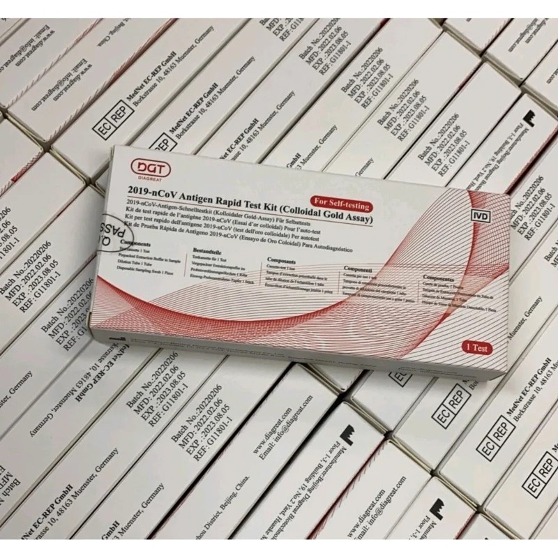Bộ kit test covit DGT-DIAGREAT loại chọc mũi
