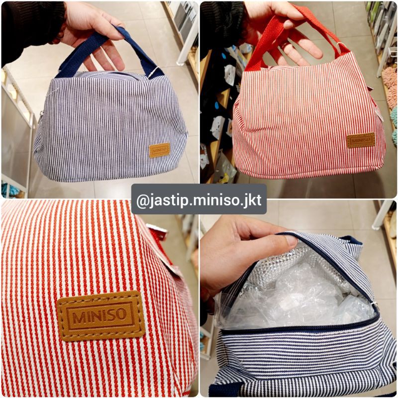 Miniso Túi Đựng Hộp Cơm Trưa Kích Thước 24x17 X 18cm