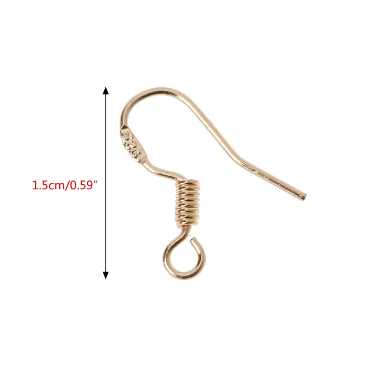 Set 10 Bông Tai Dạng Móc Không Gây Dị Ứng
