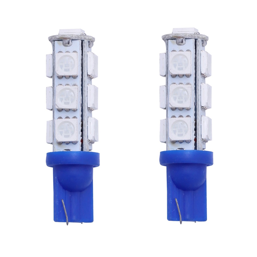 Bộ 2 led 13 tim gắn xe máy (sáng xanh dương)