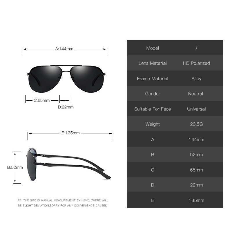 Kính Râm Kính Mát Phân Cực 2022 Thời Trang Gọng Nhôm Magie Cho Nam Nữ Chống Tia UV400