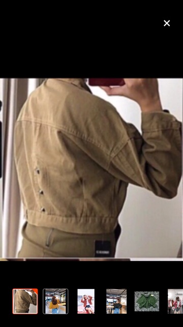 Áo khoác kaki form lửng nút sau hàng đẹp giá sỉ