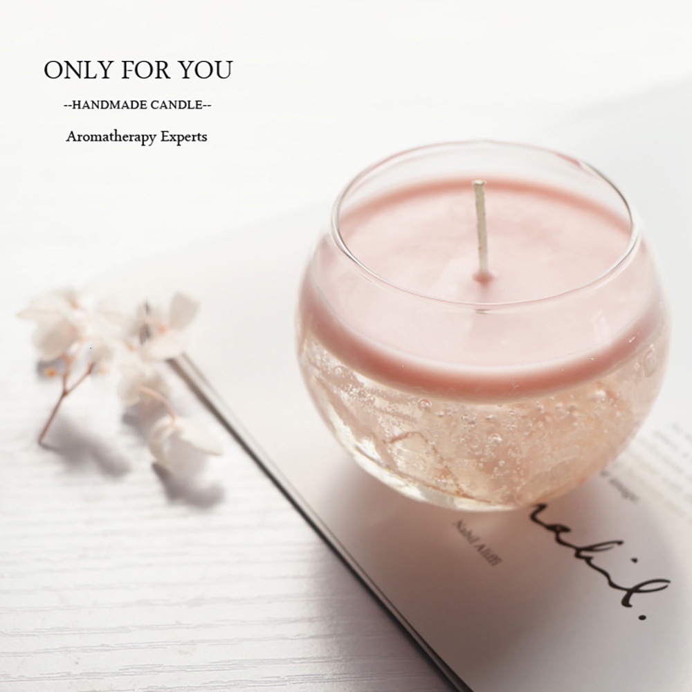 Nến Thơm Only For You Hoa Khô Vĩnh Cửu Ly Tròn Everlasting Flower Làm Từ Sáp Đậu Nành Thiên Nhiên NTX