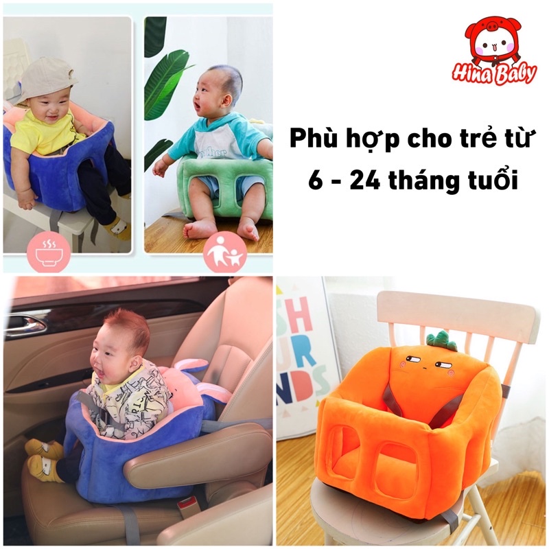 Ghế tập ngồi cho bé, ghế tập ngồi [có đai an toàn]