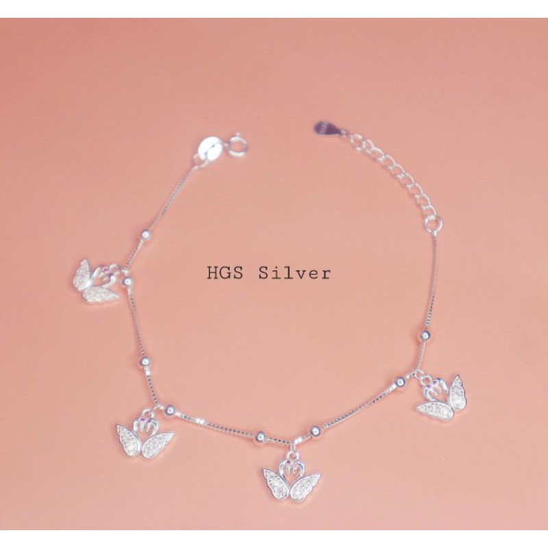 Lắc tay bạc xi ,dành cho các bạn nữ thảo hiền