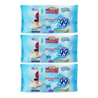 3 gói khăn ướt cao cấp cho bé Goo.n Thái lan