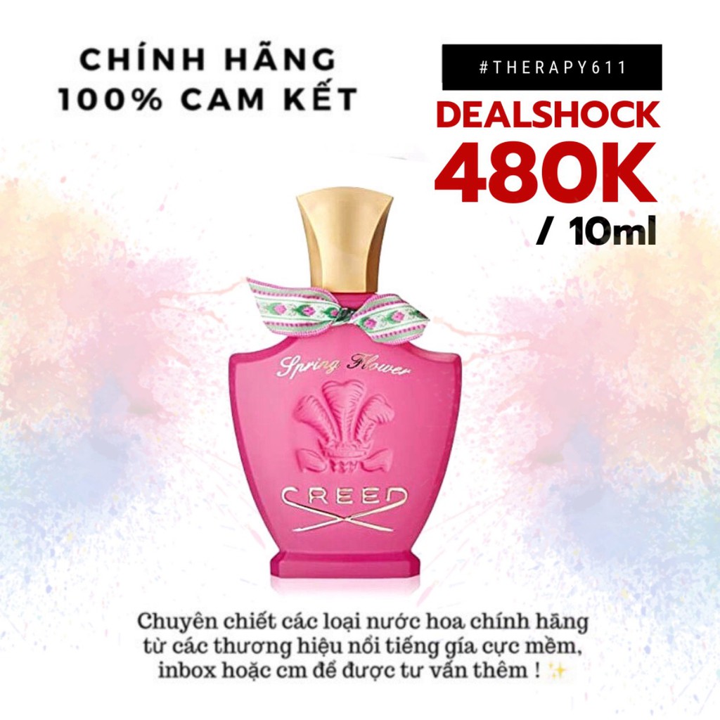 [𝗦𝗔𝗟𝗘]..::✨Nước Hoa Creed Spring Flower 5ml/10ml/20ml✨::..