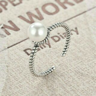 Nhẫn vòng xoắn giả cổ BHN12