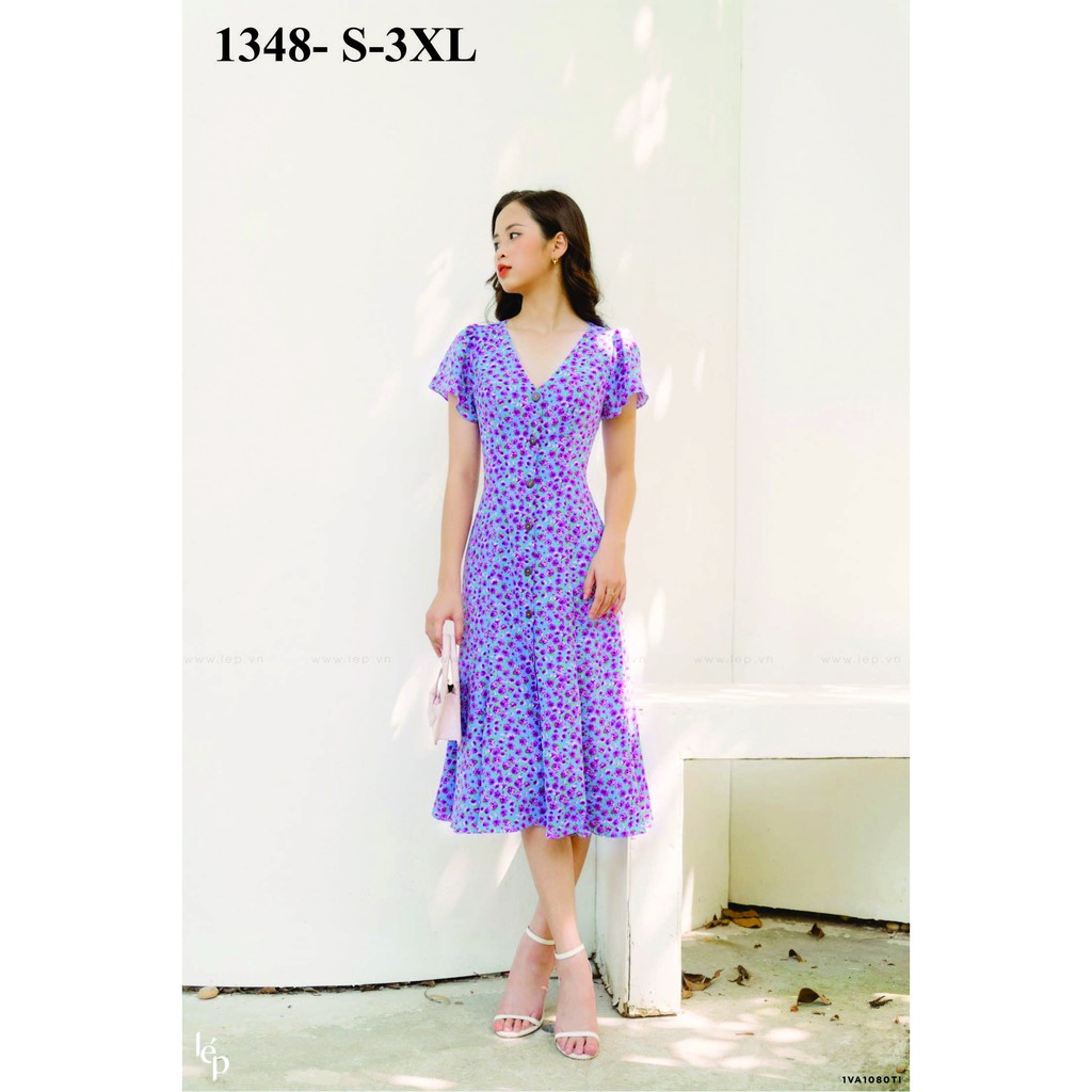 Rập giấy đầm 7 mảnh mã 1348