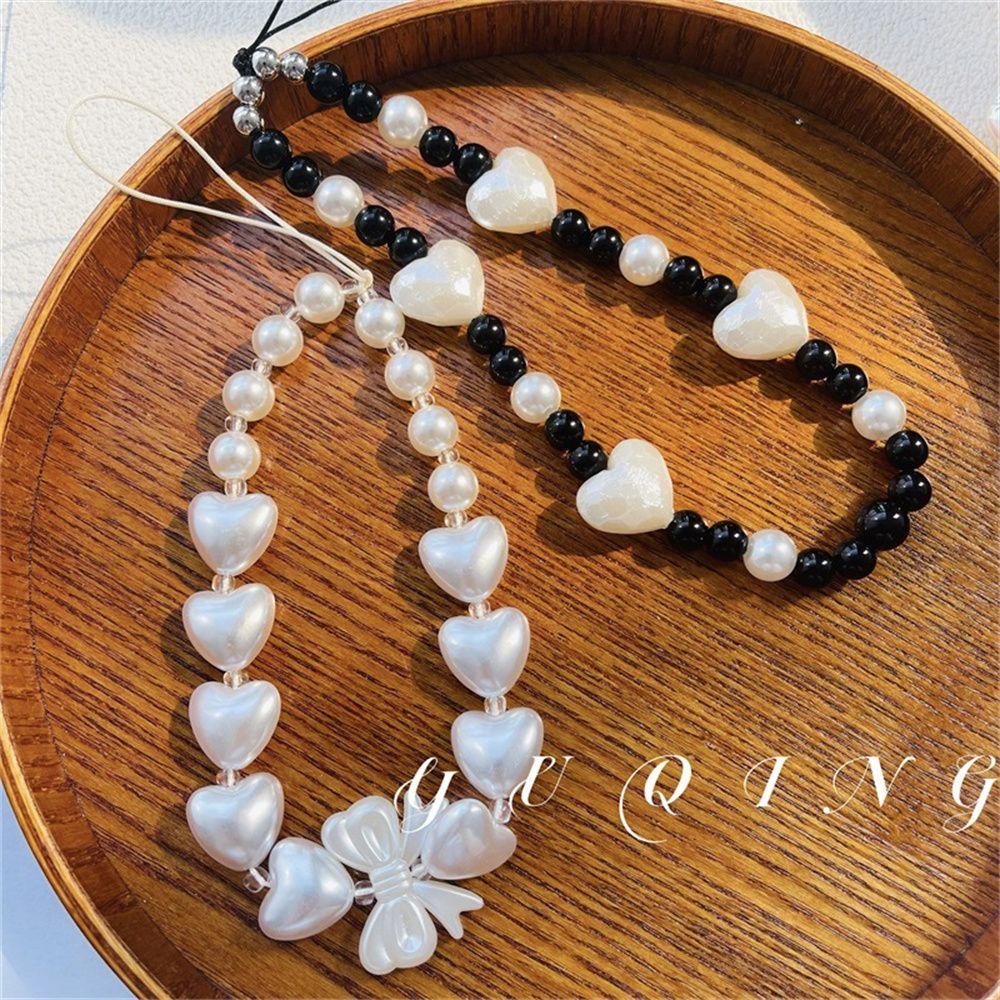 Dây Đeo Điện Thoại Dạng Chuỗi Hạt Chống Thất Lạc Màu Kẹo Ngọt Dành Cho Nữ