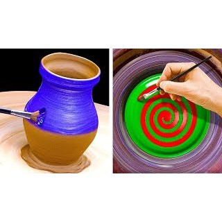 Đất sét cao lanh 3kg, trắng ngà, nặn trang trí