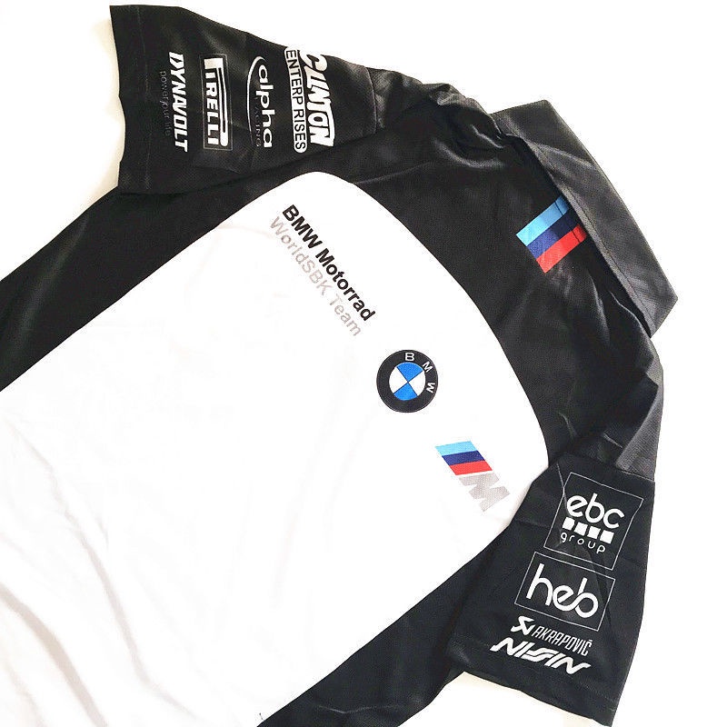 Áo Thun POLO Tay Ngắn Khô Nhanh Mùa Hè In Logo Bmw Dành Cho Nam