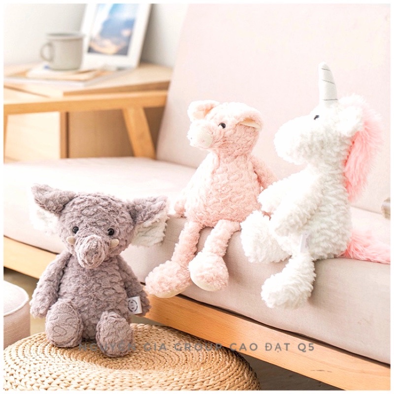 Gia đình thú nhồi bông cao cấp đáng iu, gấu bông, thú bông mềm mịn 38cm tại Nguyễn Gia group Cao Đạt Quận 5