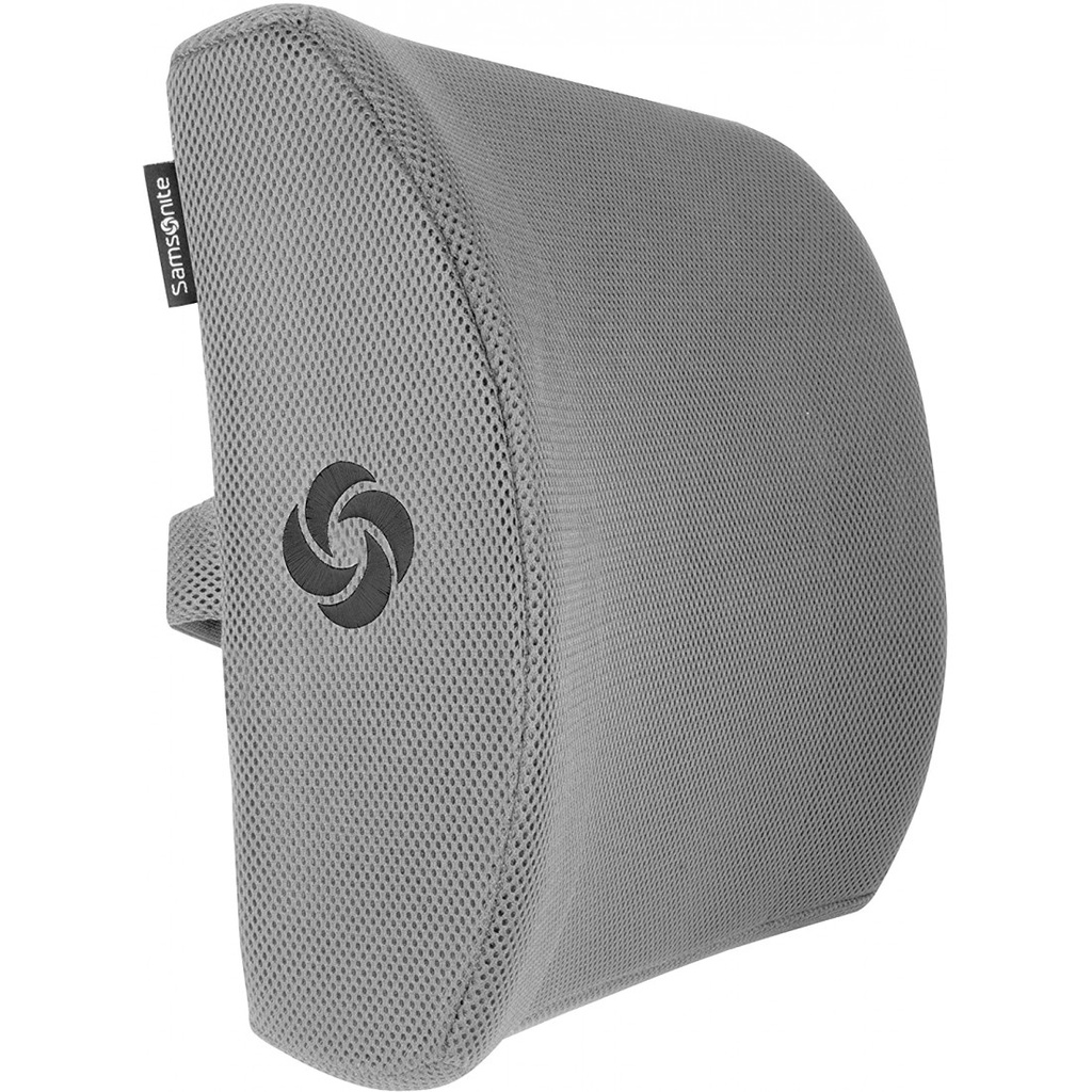 Gối tựa lưng Samsonite Cool Gel, hỗ trợ co giãn giảm đau mỏi lưng, cột sống, hàng Đức chính hãng