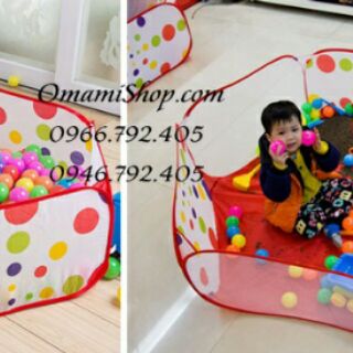 Lều bóng cho bé+100 bóng.