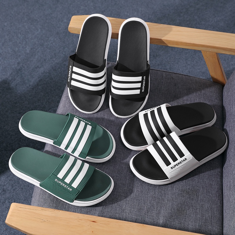 Dép Quai Ngang Đế Bằng Size 36-46 Phong Cách Hàn Quốc Thời Trang Cho Nam