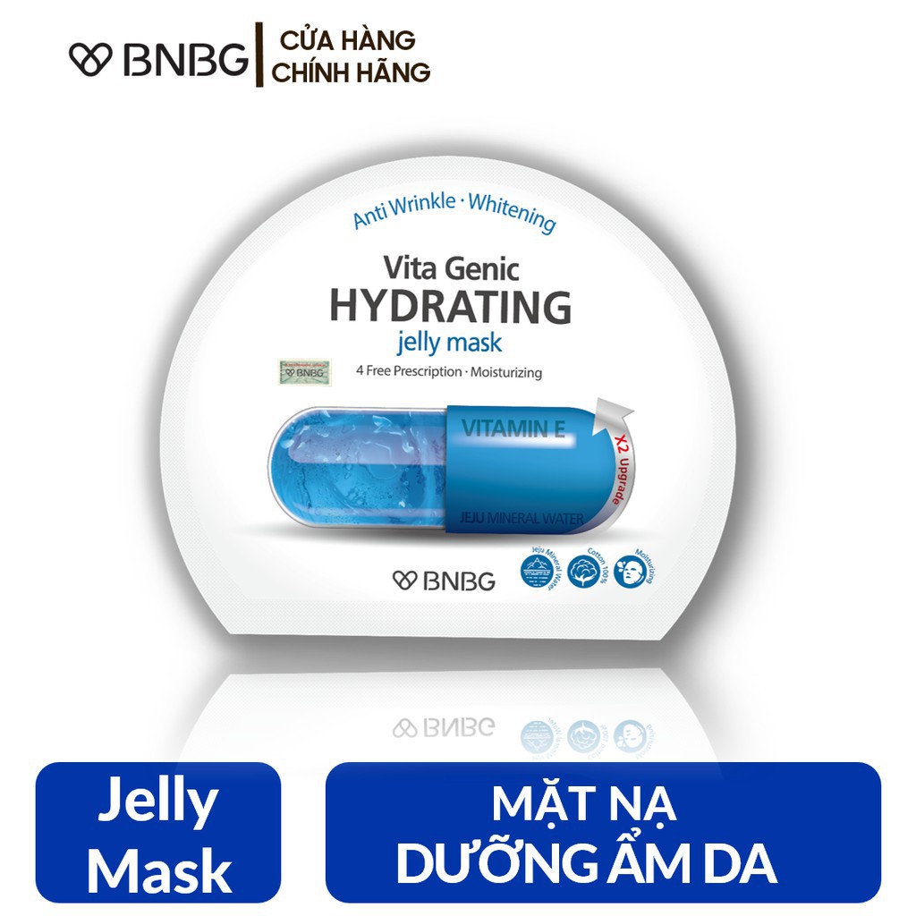Combo 10 Mặt nạ cấp nước dưỡng ẩm căng bóng BNBG Vita Genic Hydrating Mask Vitamin E
