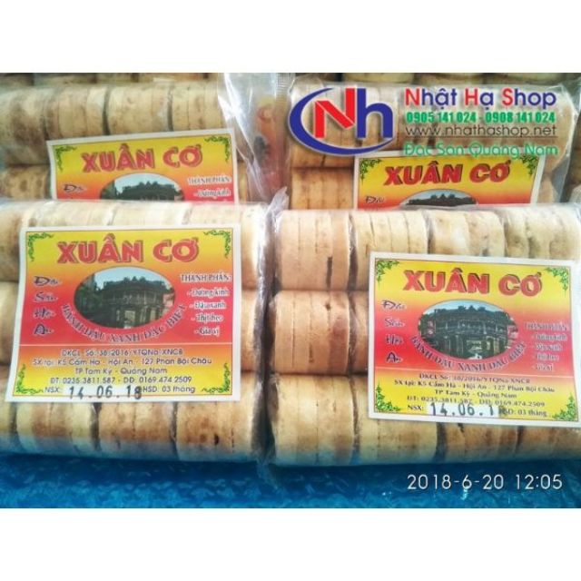(Date mới) 300g Bánh đậu xanh nhân thịt đặc sản Hội An