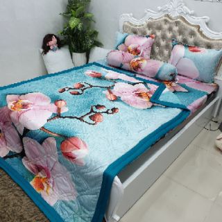 BỘ DRAP THUN LẠNH Ý 5D THÁI LAN CAO CẤP