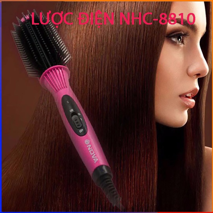 Lược điện NOVA NHC-8810 đa năng tạo kiểu tóc bỏ túi cầm tay