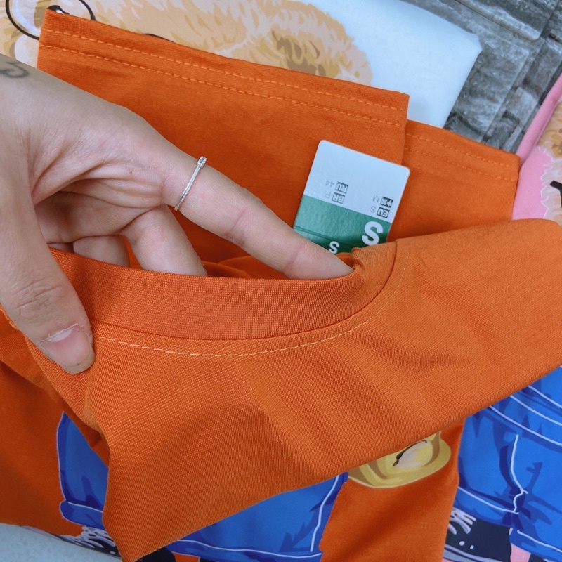 Áo phông gấu dáng thụng rộng tay lỡ