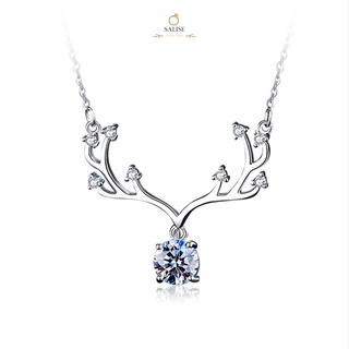 Dây chuyền bạc nữ Salise, dây chuyền bạc 925, dây chuyền bạc sừng hưu, dây chuyền bạc nguyên chất 925 - C002