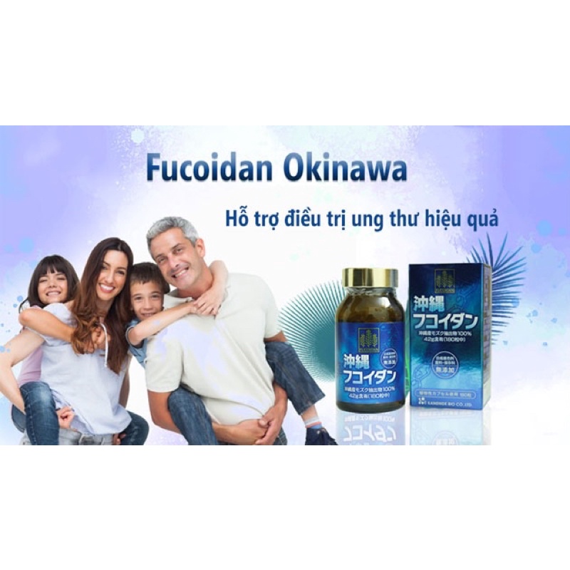 Viên Uống Hỗ Trợ Giảm Nguy Cơ Ung Thư Okinawa Fucoidan Nội Địa Nhật Bản 180 viên - SAKUKO