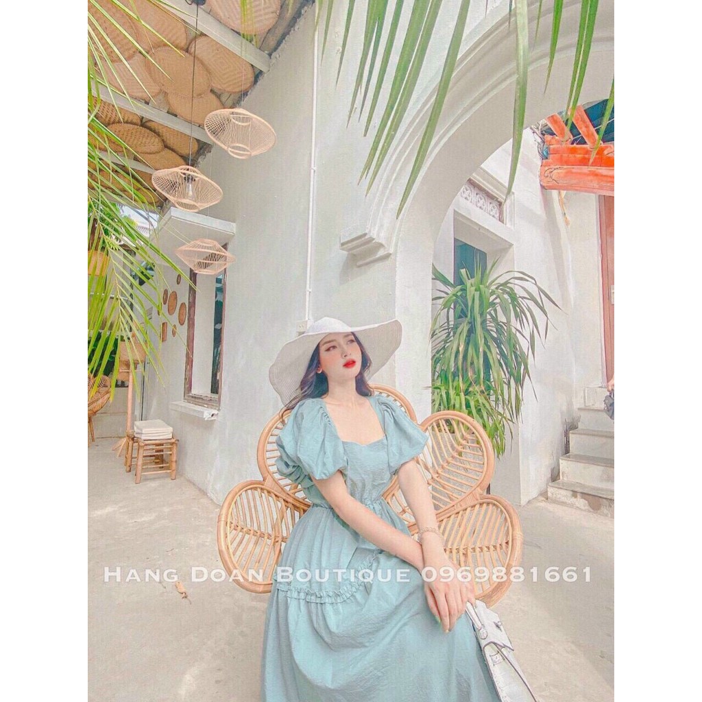 Đầm dài tay phồng dễ thương zashopp