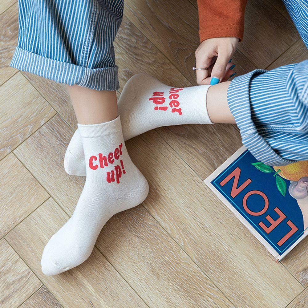 Vớ Cotton Co Giãn Thoáng Khí In Chữ VANES1 Nhiều Màu Sắc Vui Nhộn Phong Cách Hipster Dành Cho Bạn