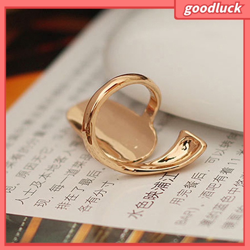 1 nhẫn đeo móng tay bằng hợp kim đính đá lấp lánh