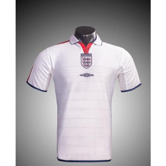 Áo Thun Bóng Đá jersey 2004 Anh Quốc homeJersey Chất Lượng Cao Cho Nam