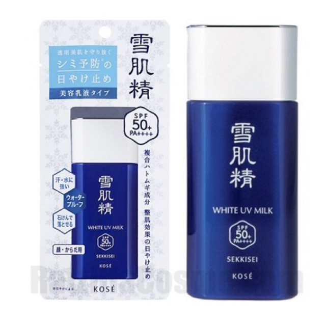 Kem chống nắng Kose Sekkisei Milk SPF50 60gr
