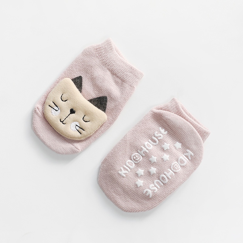 Vớ Cotton Chống Trượt Họa Tiết Hoạt Hình Cho Bé Sơ Sinh