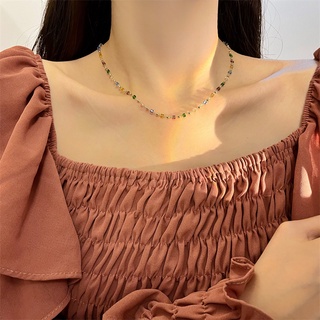Vòng Cổ Đá Pha Lê Nhiều Màu | Chocker Rực Rỡ