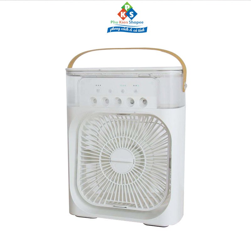 Quạt hơi nước 3 tốc độ gió, Quạt Điều Hòa Hơi Nước Mini Phun Sương, Tạo Độ Ẩm Trong Phòng - BH 6 tháng