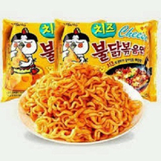 Dh mì cay samyang vị phô mai gà cay hàn quốc, mì trộn khô hàn quốc, mì phô mai
