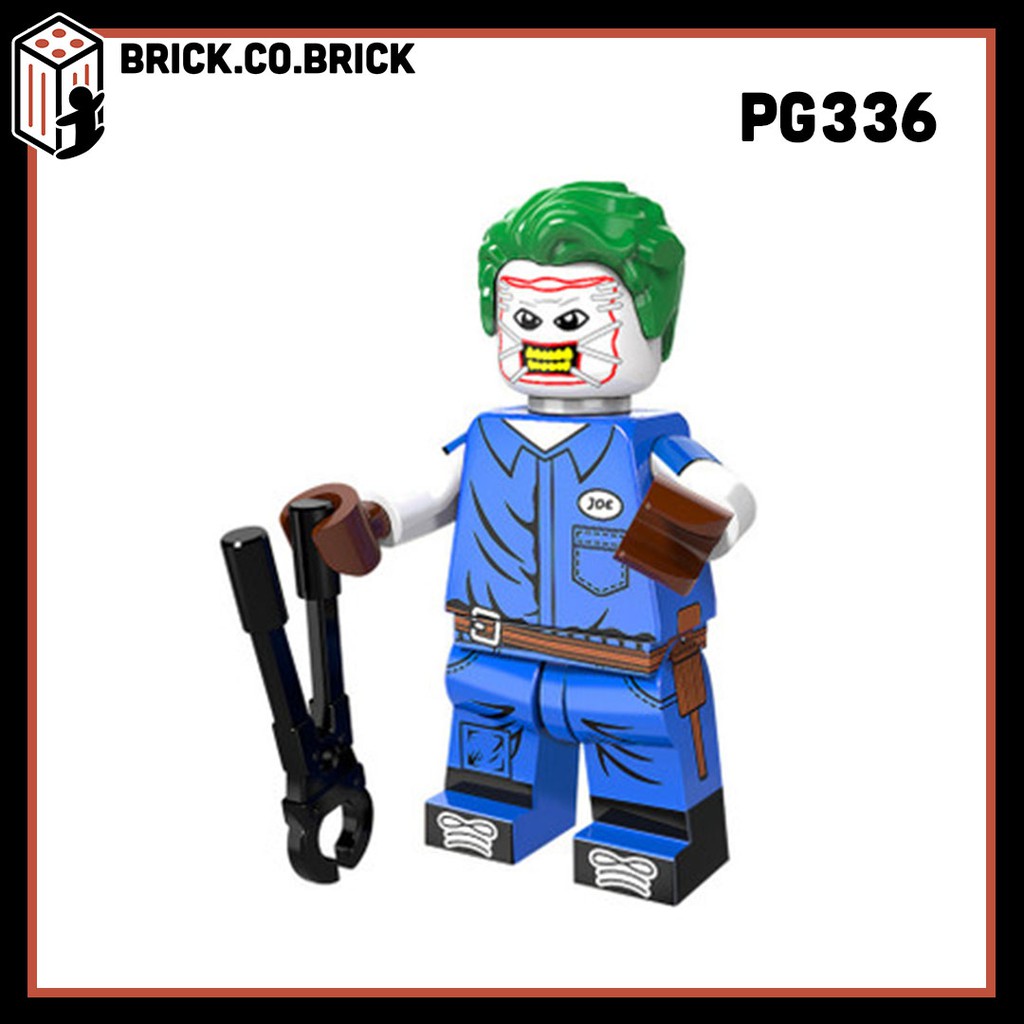 Lego Siêu Anh Hùng Non Marvels DC Đồ Chơi Lắp Ráp Mô Hình Siêu Anh Hùng Minifigure Green Latern Joker Peggy PG8105