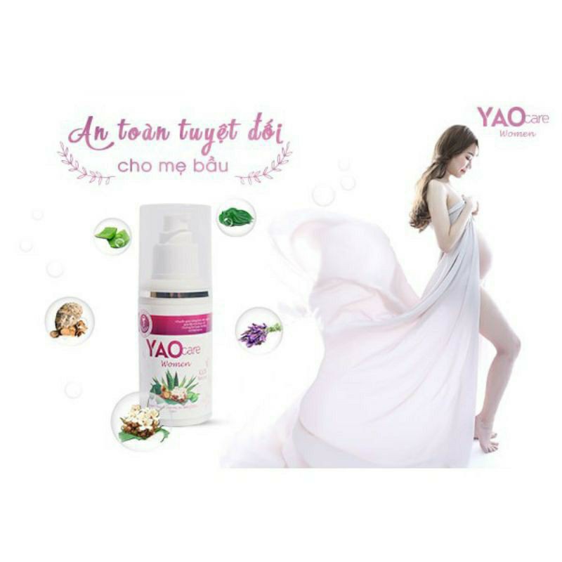 YAOCare Women -Dung dịch vệ sinh phụ nữ chuyên dùng mẹ bầu và phụ nữ sau sinh (hộp 100ml)