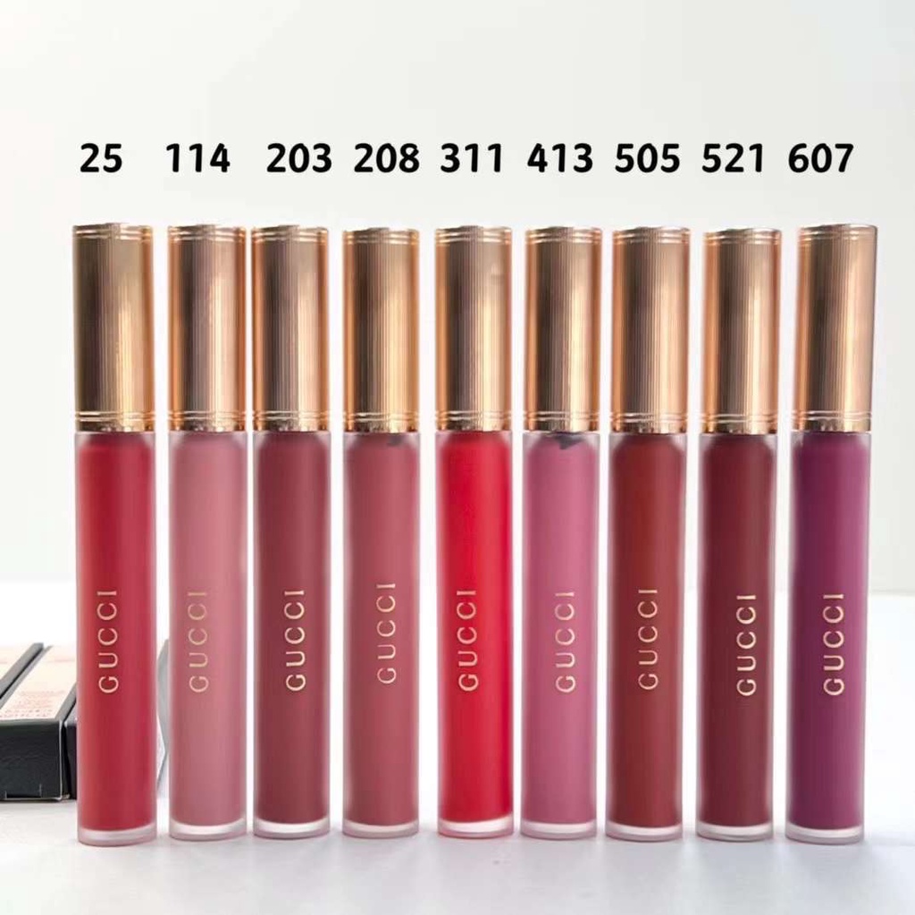 [Gucci] Son Kem Gucci Rouge Liquid Matte và son gucci limited 519, tiệm son ruby