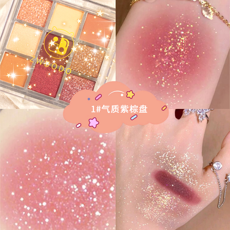 [Hàng mới về] Bảng phấn mắt ZWDODO 7/ 9 màu sắc ánh ngọc trai kết hợp siêu sáng mẫu 2021  Nội Địa Trung | BigBuy360 - bigbuy360.vn