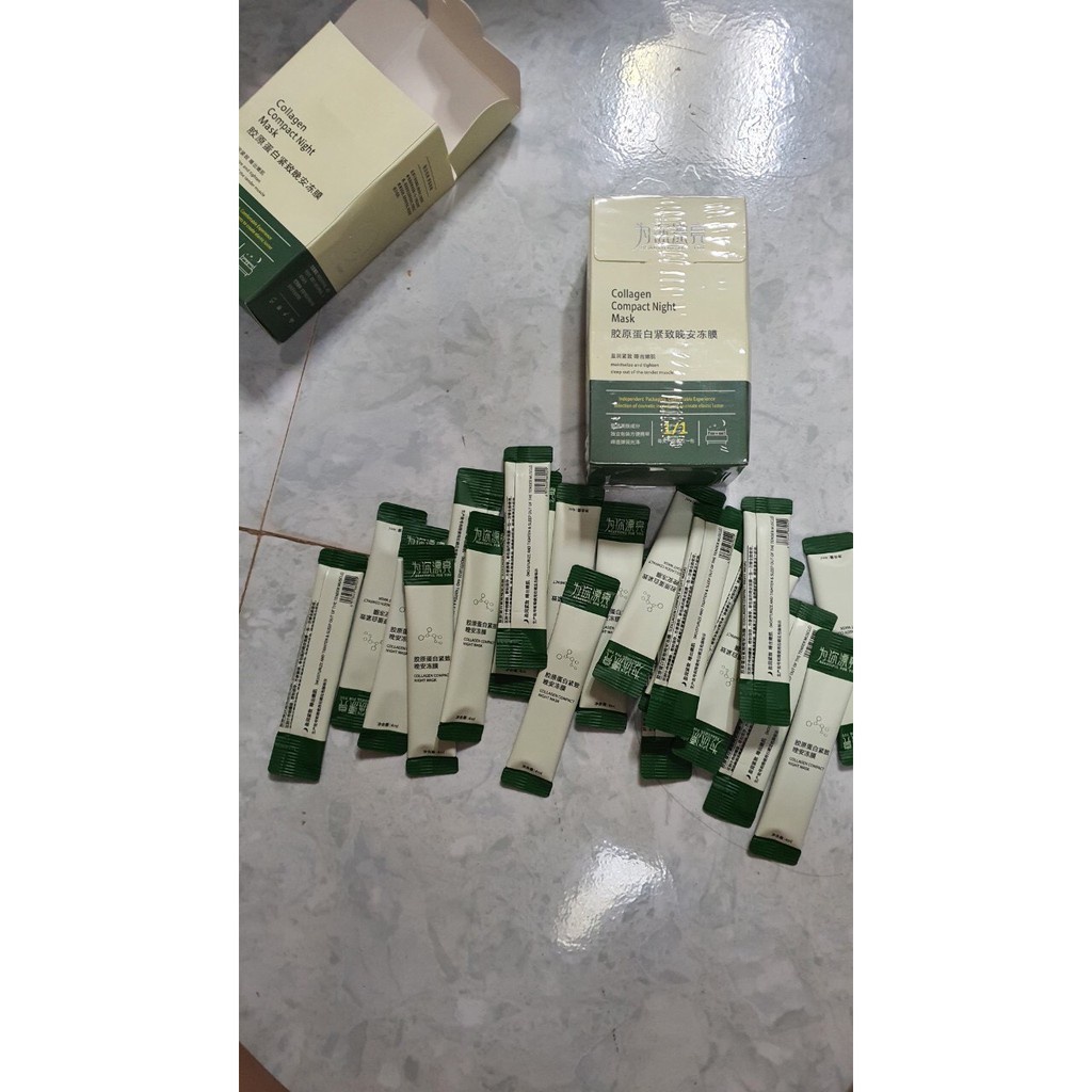[Hộp 20 gói] Mặt nạ ngủ dạng thạch collagen YANJIAYI chính hãng ( nâng cơ/dưỡng trắng/khóa ẩm/cấp nước ) | BigBuy360 - bigbuy360.vn