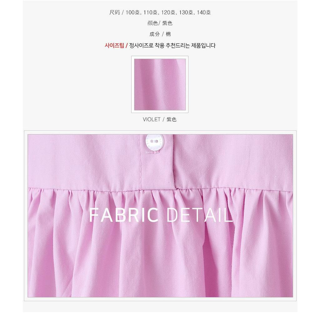 Váy Bebezoo Hàn Quốc chất thô phối ren babydoll tiểu thư cho bé