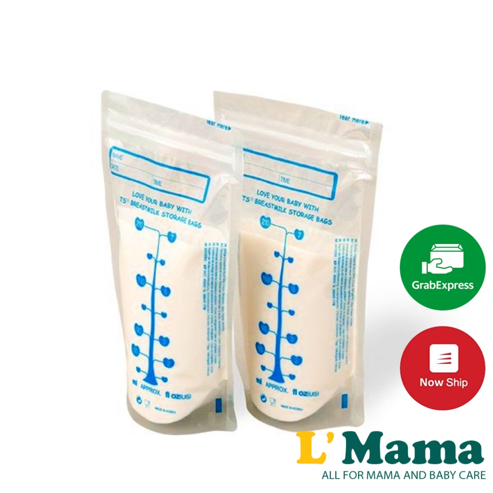 Túi Đựng Trữ Sữa Mẹ Cảm Ứng Nhiệt Unimom TS Không Chứa BPA Hộp 30 Túi Dung Tích 210ml