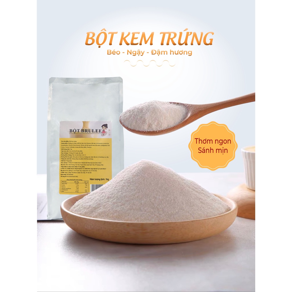 Bột kem trứng cô gái Xiaka 1kg