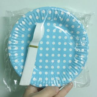 COMBO 10 ĐĨA GIẤY + 10 MUỖNG