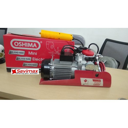 Palang điện Oshima, tời điện Oshima , tời nâng điện Oshima trọng lượng nâng 400kg - OS200/400