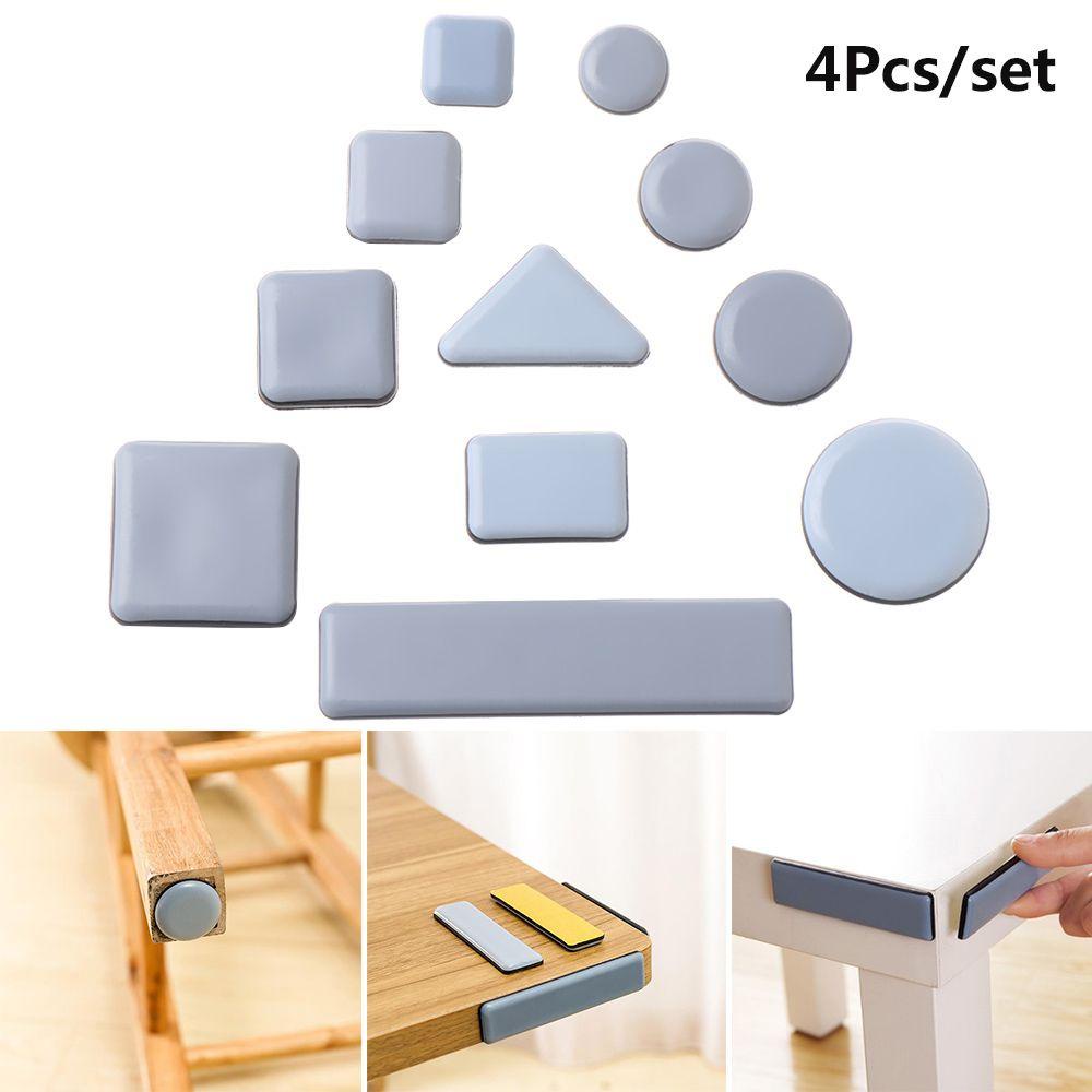 SUYO Set 4 Miếng Đệm Chân Ghế Tự Dính Mềm Mại Chống Noisy