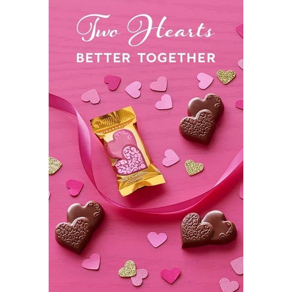 Sô cô la Ghirardelli Chocolate Assortment Duet Hearts 436.7g - Mỹ